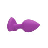 Ouch! Plug Bijou Anal silicone Heart Violet 6 x 2.8 cm